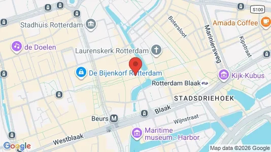 Kantorruimte te huur i Rotterdam Centrum - Foto uit Google Street View