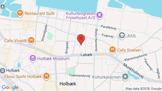 Kantorruimte te huur i Holbæk - Foto uit Google Street View