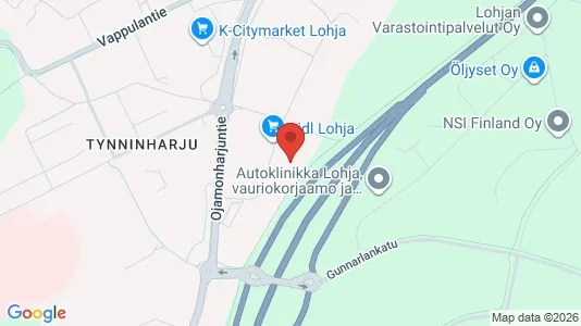 Nieruchomości komercyjne Do wynajęcia i Lohja - kort over placeringen