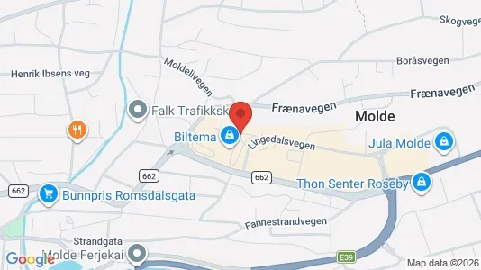 Kontorlokaler til leje i Molde - Foto fra Google Street View