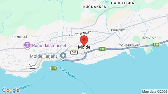 Kontorslokaler för uthyrning i Molde – Foto från Google Street View