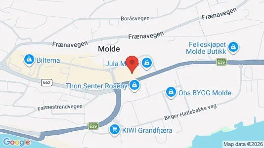 Kontorer til leie i Molde – Bilde fra Google Street View