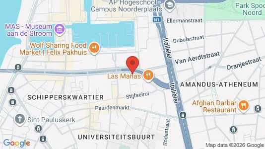 Kontorlokaler til leje i Stad Antwerp - kort over placeringen