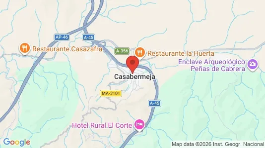 Commercial properties for sale i Casabermeja - kort over placeringen