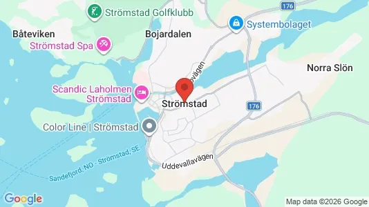 Liikekiinteistöt Vuokrattavana i Strömstad - Kuva Google Street Viewstä