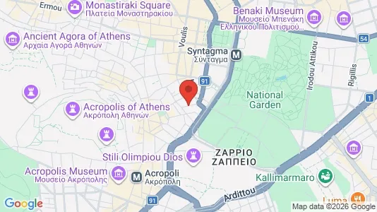 Commercial properties for sale i Athens Akropoli - kort over placeringen