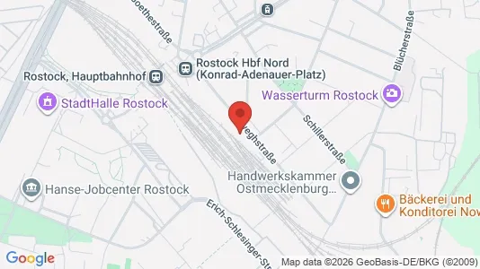 Büros zur Miete i Rostock – Foto von Google Street View