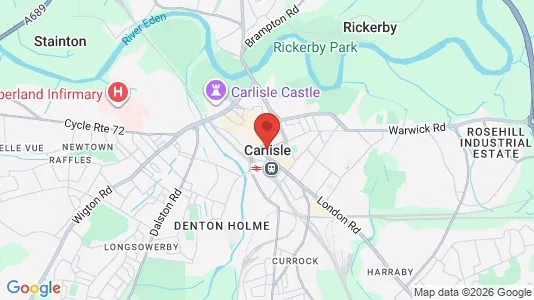 Werkstätte zur Miete i Carlisle - Cumbria - kort over placeringen