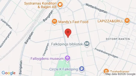 Lokaler til leje i Falköping - kort over placeringen