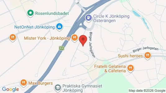 Lokale biurowe Do wynajęcia i Jönköping - kort over placeringen