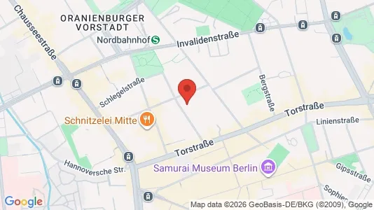 Toimistotilat Vuokrattavana i Berlin Mitte - Kuva Google Street Viewstä