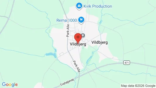 Kaupat Vuokrattavana i Vildbjerg - Kuva Google Street Viewstä