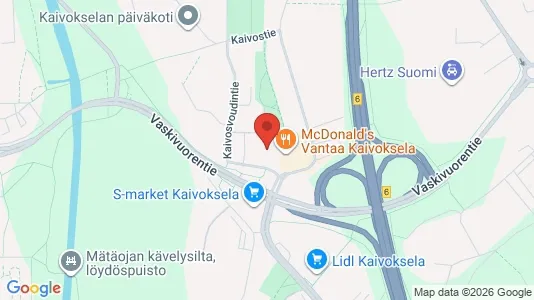 Lager til leie i Vantaa – Bilde fra Google Street View