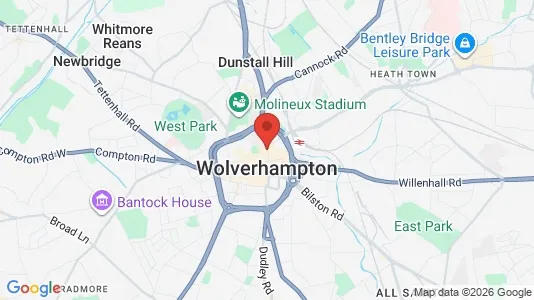 Kantorruimte te huur i Wolverhampton - West Midlands - Foto uit Google Street View