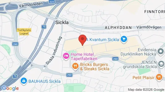 Büros zur Miete i Nacka – Foto von Google Street View