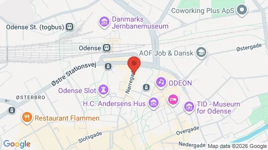 Kontorer til leie i Odense C – Bilde fra Google Street View
