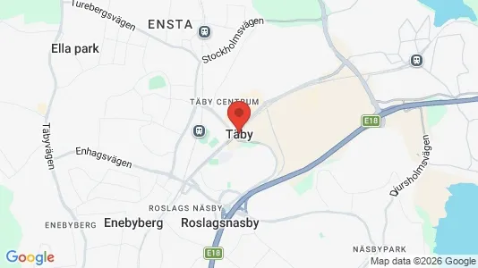 Kaupat Vuokrattavana i Täby - Kuva Google Street Viewstä