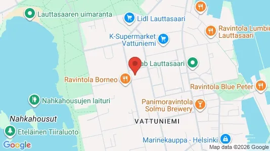 Lager zur Miete i Helsinki Eteläinen - kort over placeringen