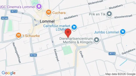 Liikekiinteistöt Vuokrattavana i Lommel - Kuva Google Street Viewstä