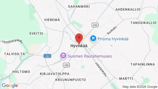 Winkels te huur i Hyvinkää - Foto uit Google Street View