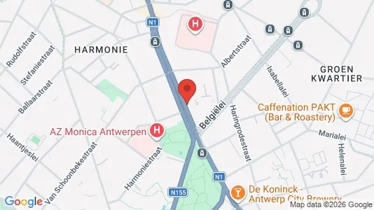 Office spaces for rent i Stad Antwerp - kort over placeringen