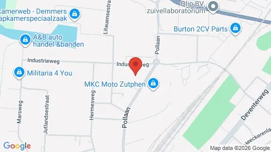 Lokaler til leje i Zutphen - kort over placeringen