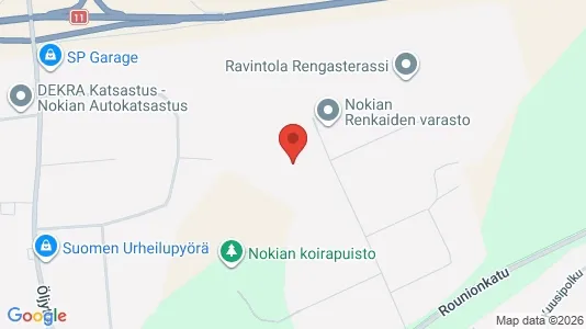 Toimistotilat Vuokrattavana i Nokia - Kuva Google Street Viewstä