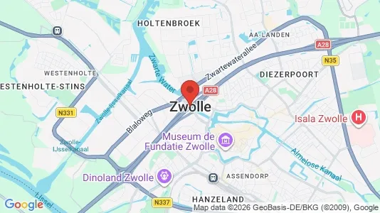 Ladenlokale zur Miete i Zwolle – Foto von Google Street View