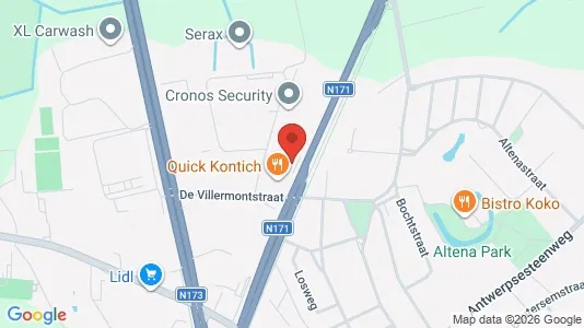 Kontorlokaler til leje i Kontich - Foto fra Google Street View
