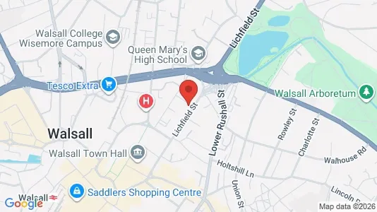Büros zur Miete i Walsall - West Midlands – Foto von Google Street View