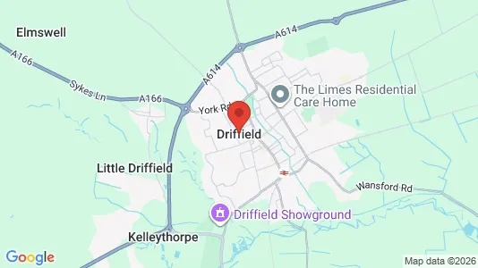 Ladenlokale zum Kauf i Driffield - North Humberside – Foto von Google Street View