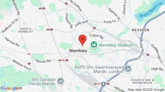 Kontorlokaler til leje i Wembley - Middlesex - Foto fra Google Street View