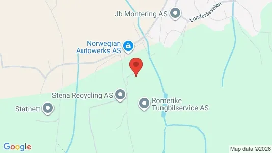 Gewerbeflächen zur Miete i Sørum – Foto von Google Street View