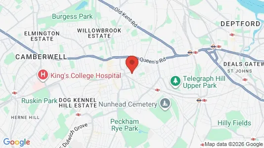 Shops for rent i London SE15 - kort over placeringen