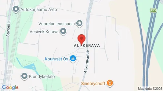 Værkstedslokaler til leje i Kerava - Foto fra Google Street View