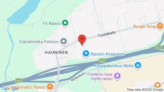 Lokaler til leje i Raisio - Foto fra Google Street View