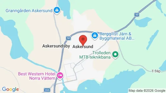 Kontorlokaler til leje i Askersund - Foto fra Google Street View
