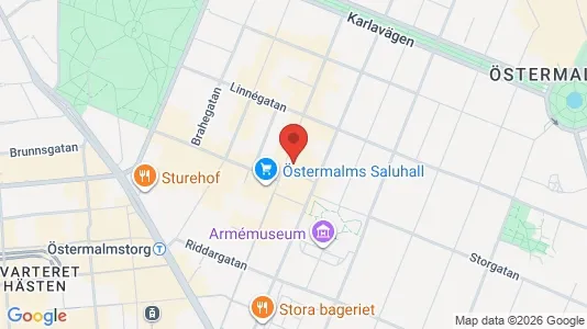 Kontorlokaler til leje i Östermalm - Foto fra Google Street View