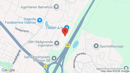 Toimistotilat Vuokrattavana i Odense SØ - Kuva Google Street Viewstä