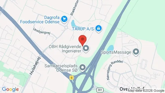Toimistotilat Vuokrattavana i Odense SØ - Kuva Google Street Viewstä