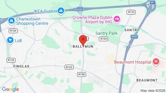 Ravintolat Vuokrattavana i Ballymun - Kuva Google Street Viewstä