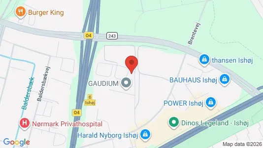 Commercial properties for rent i Ishøj - kort over placeringen