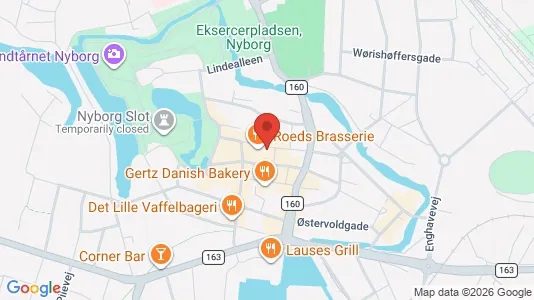 Bedrijfsruimtes te huur i Nyborg - kort over placeringen