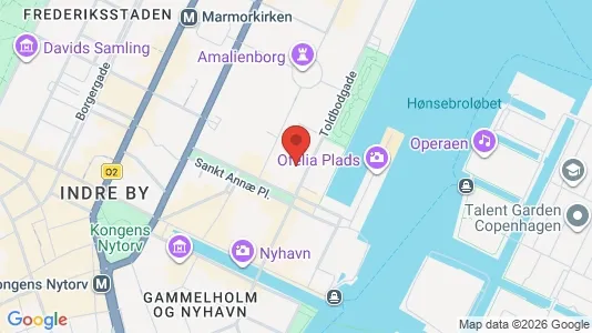 Lokaler til leie i København K - kort over placeringen