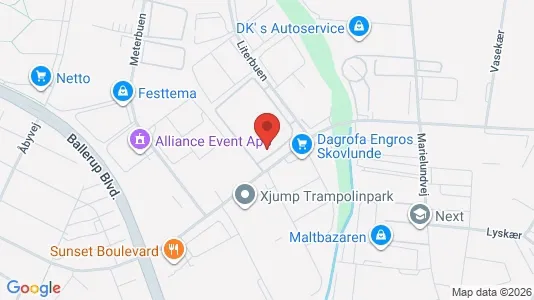 Gewerbeflächen zur Miete i Skovlunde - kort over placeringen