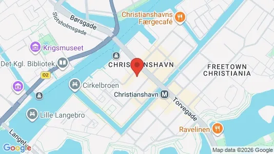 Lokaler til leje i København K - kort over placeringen