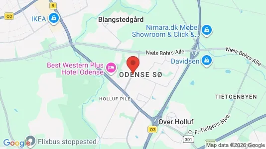 Lokaler til leje i Odense SØ - Foto fra Google Street View
