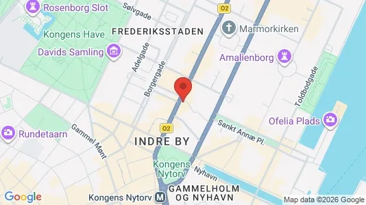 Lokaler til leie i København K - kort over placeringen