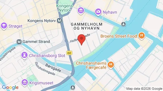 Lokaler til leie i København K - kort over placeringen