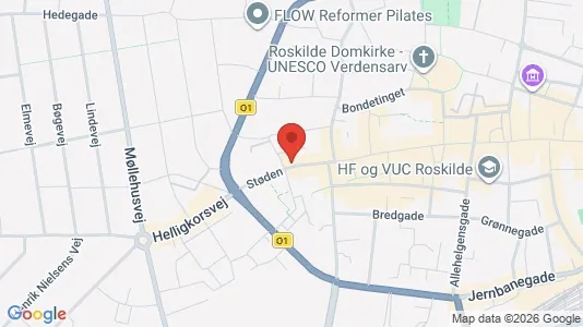 Commercial properties for rent i Roskilde - kort over placeringen